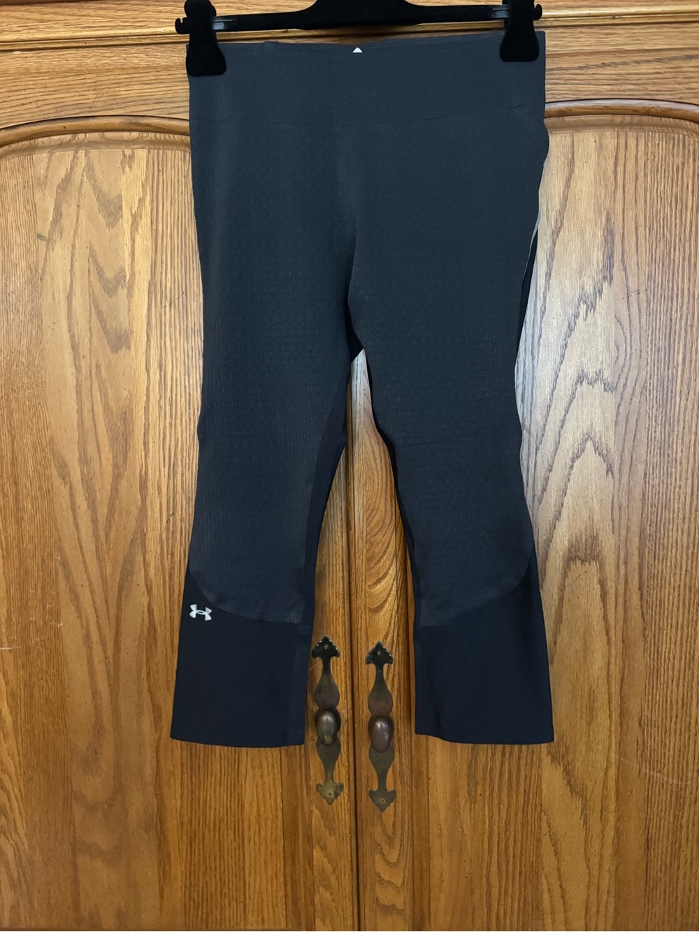 Under Armour Black Track Pants with Reflective Trim image 2